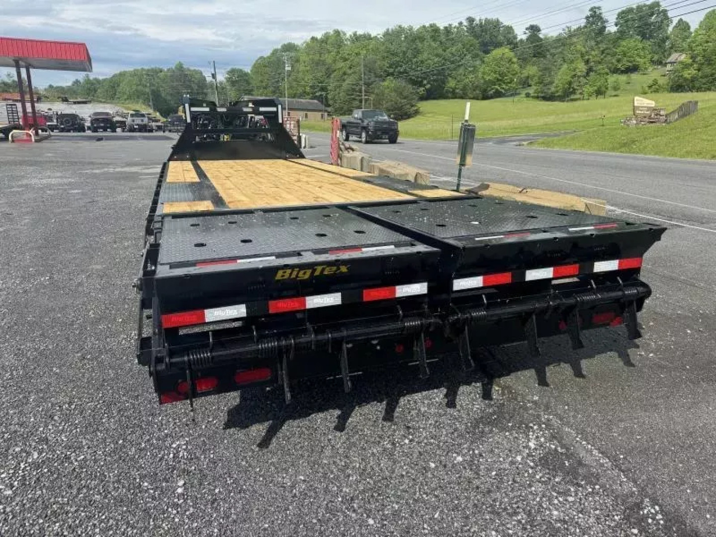 New 2025 Big Tex 16GN-35+5 GOOSENECK  Trailer MEGA RAMPS 17.5K g.v.w.r. Underbody storage box