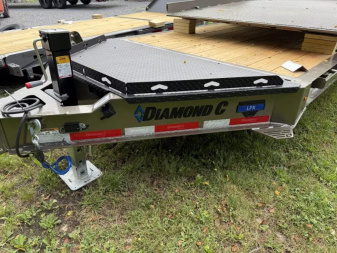 New 2026 Diamond C LPX 20' x 82  Equipment Trailer MAX RAMPS 2 SPEED 15K JACK