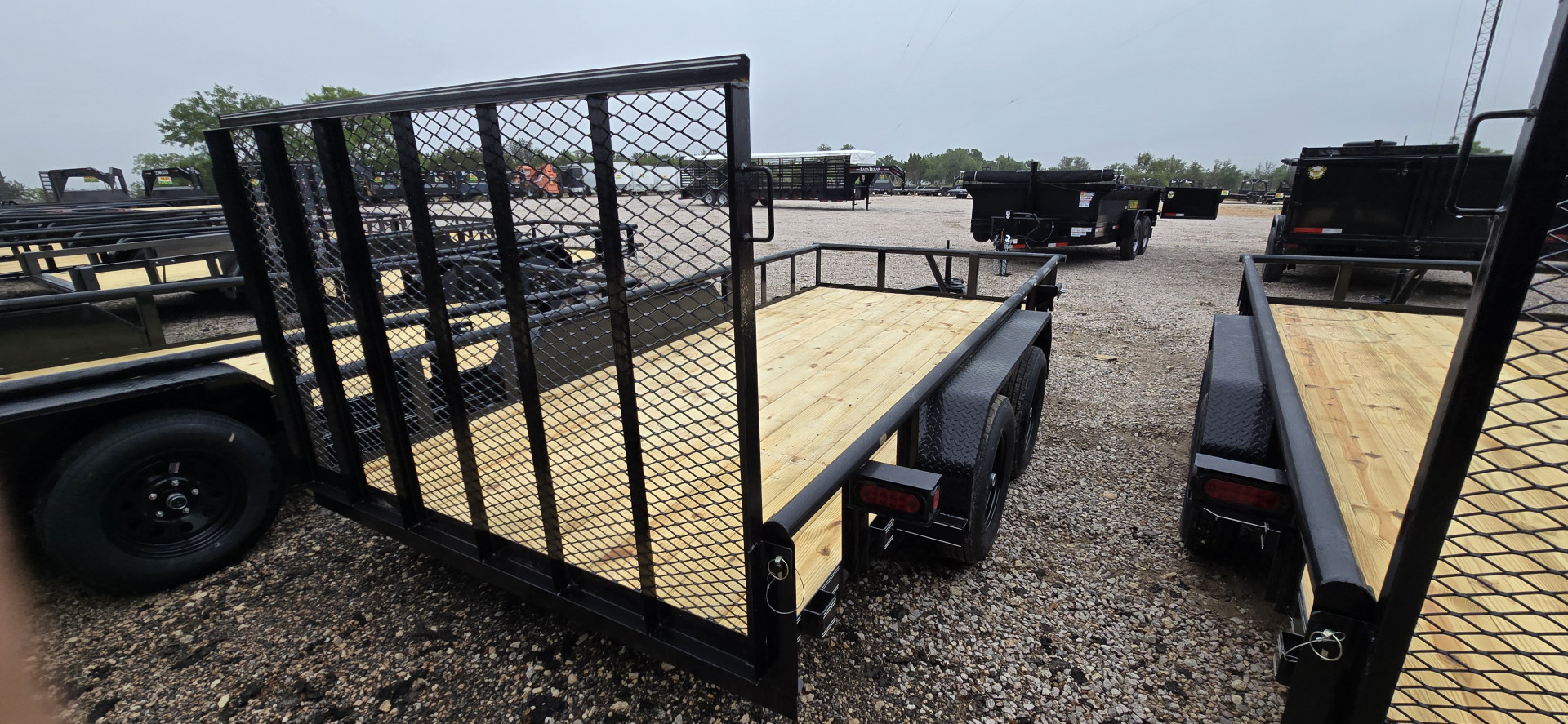 New 2025 Tiger - 83" X 18' 4' GATE Utility Trailer- Brakes