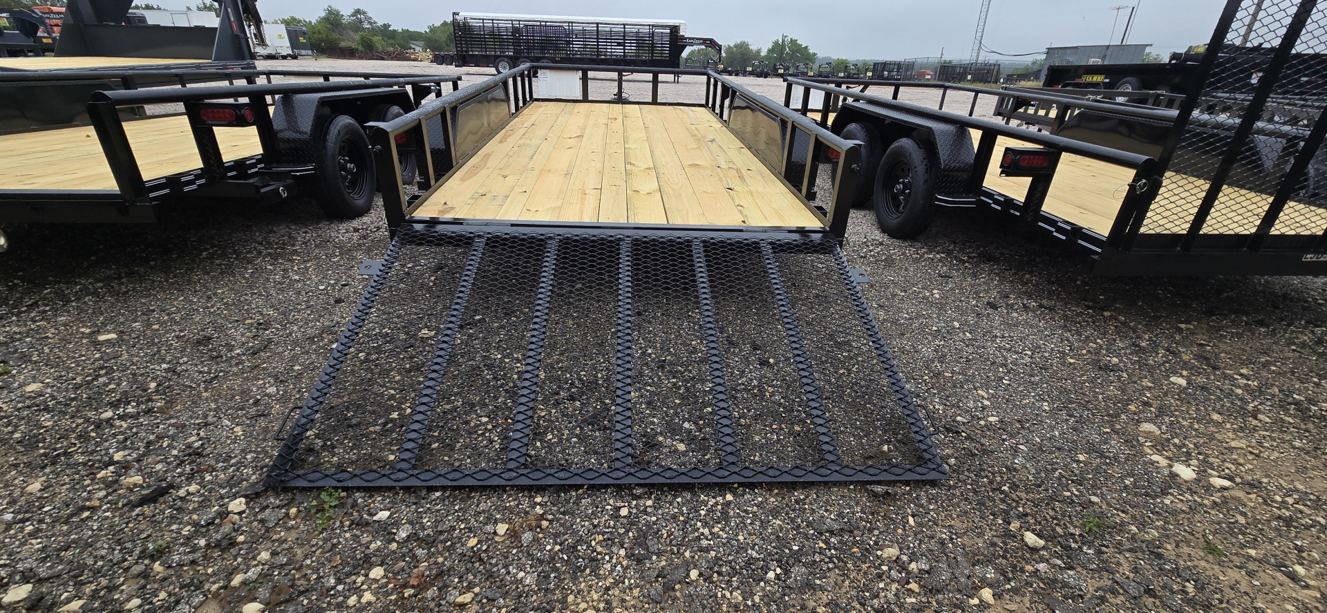 New 2025 Tiger - 83" X 18' 4' GATE Utility Trailer- Brakes