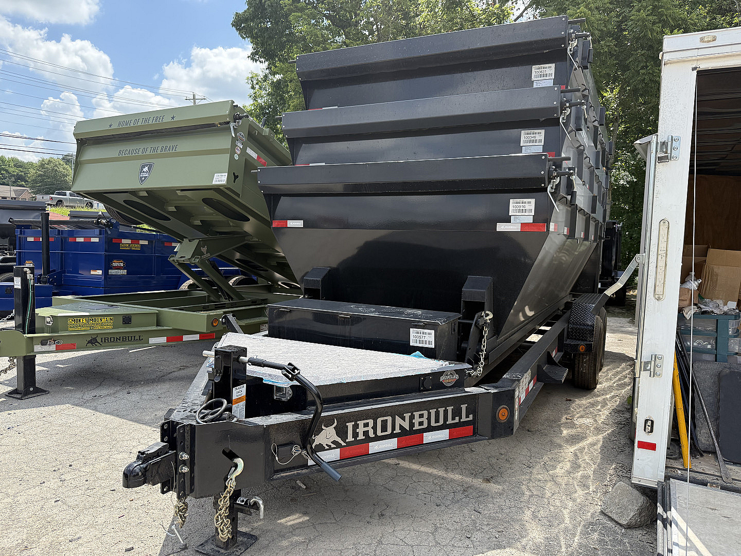 New 2026 Iron Bull RB 83X16 ROLL OFF BIN Dump Bodies