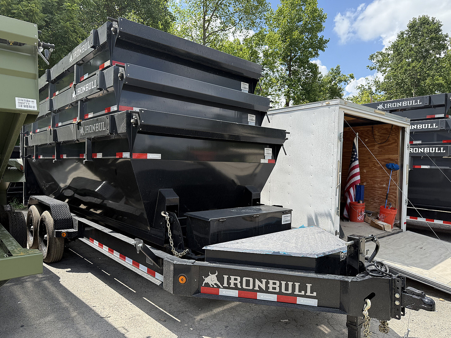 New 2026 Iron Bull RB 83X16 ROLL OFF BIN Dump Bodies