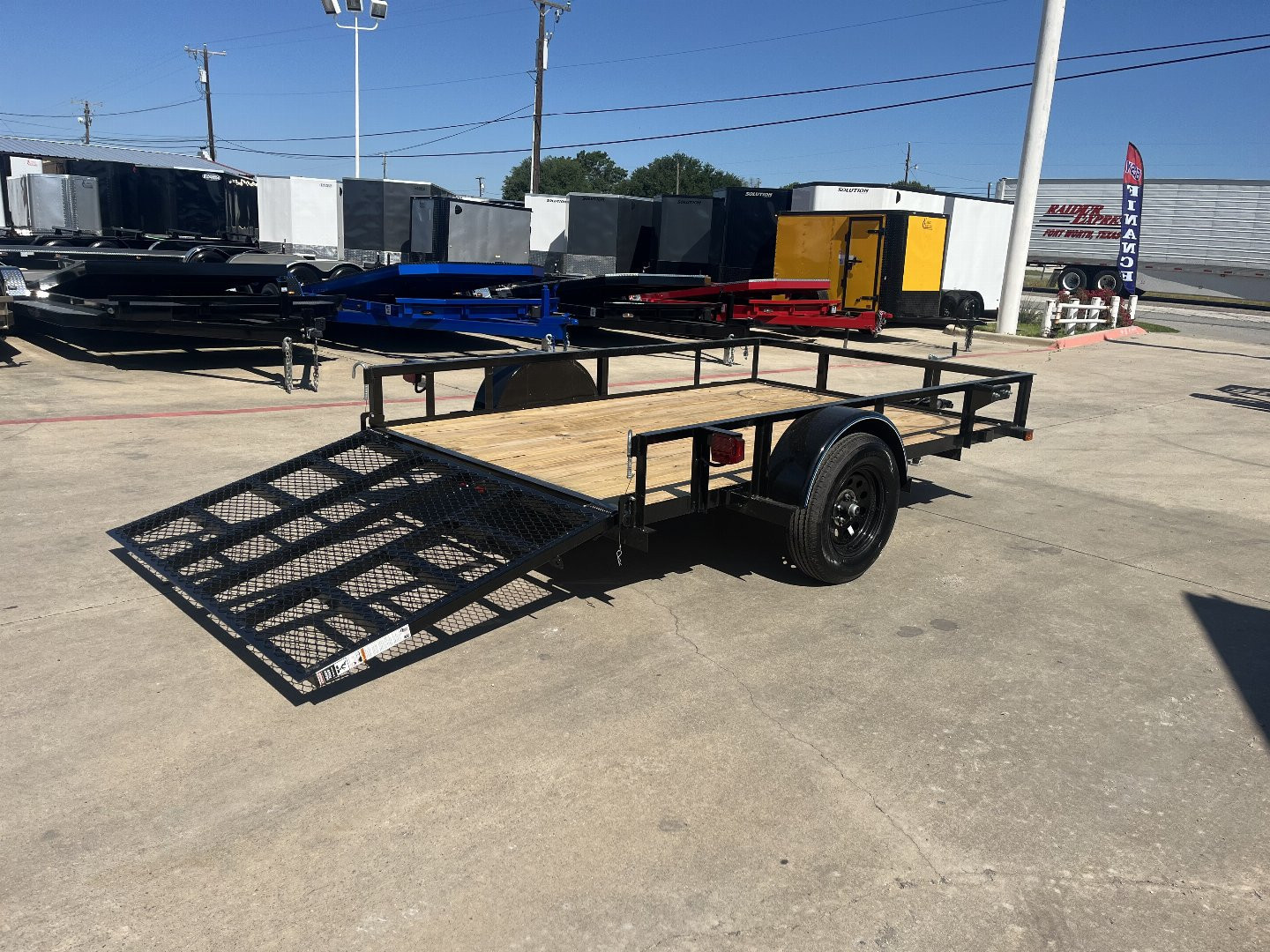 New 2025 TOP HAT 6.5x10 DSA Utility Trailer