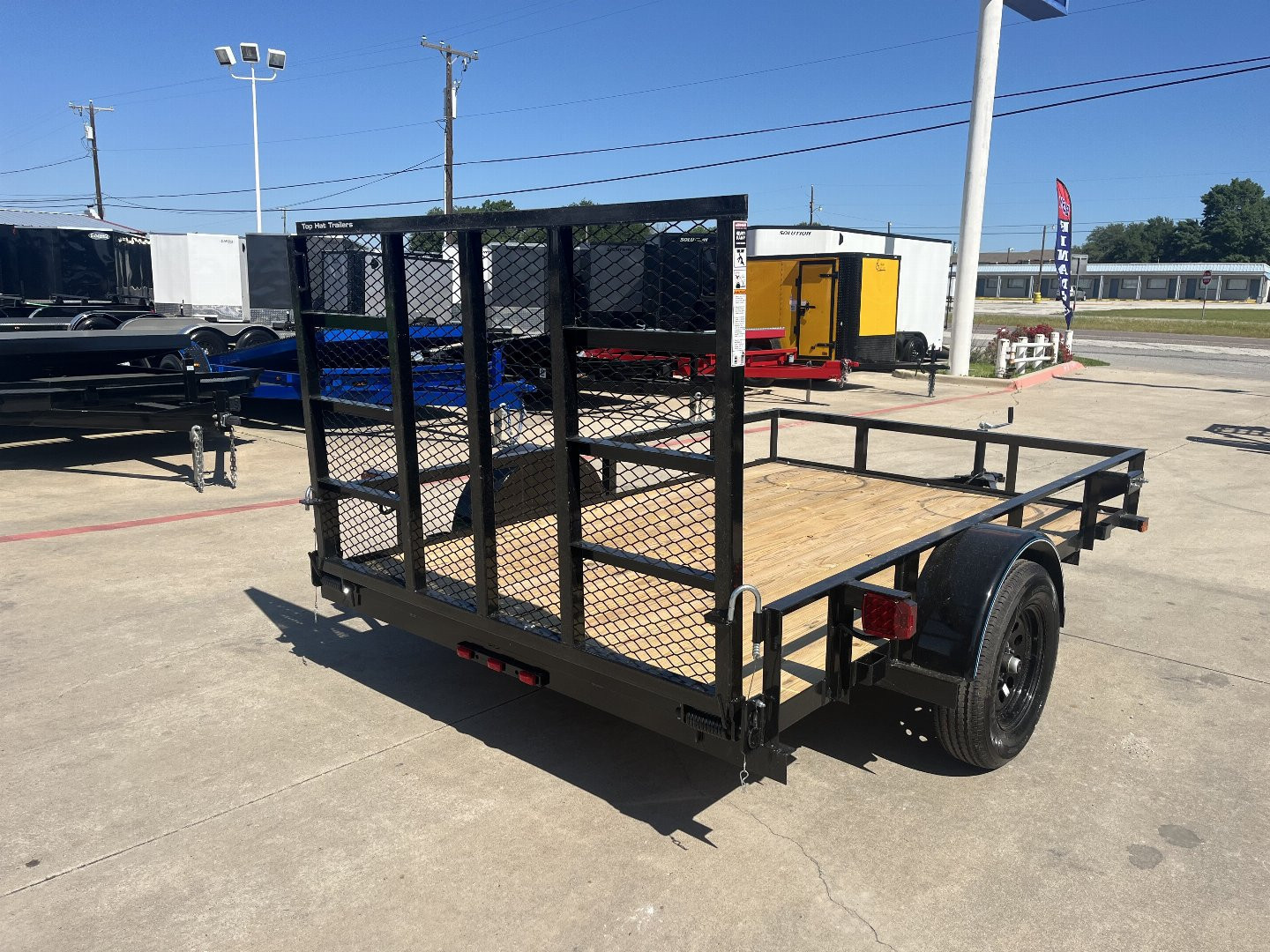 New 2025 TOP HAT 6.5x10 DSA Utility Trailer