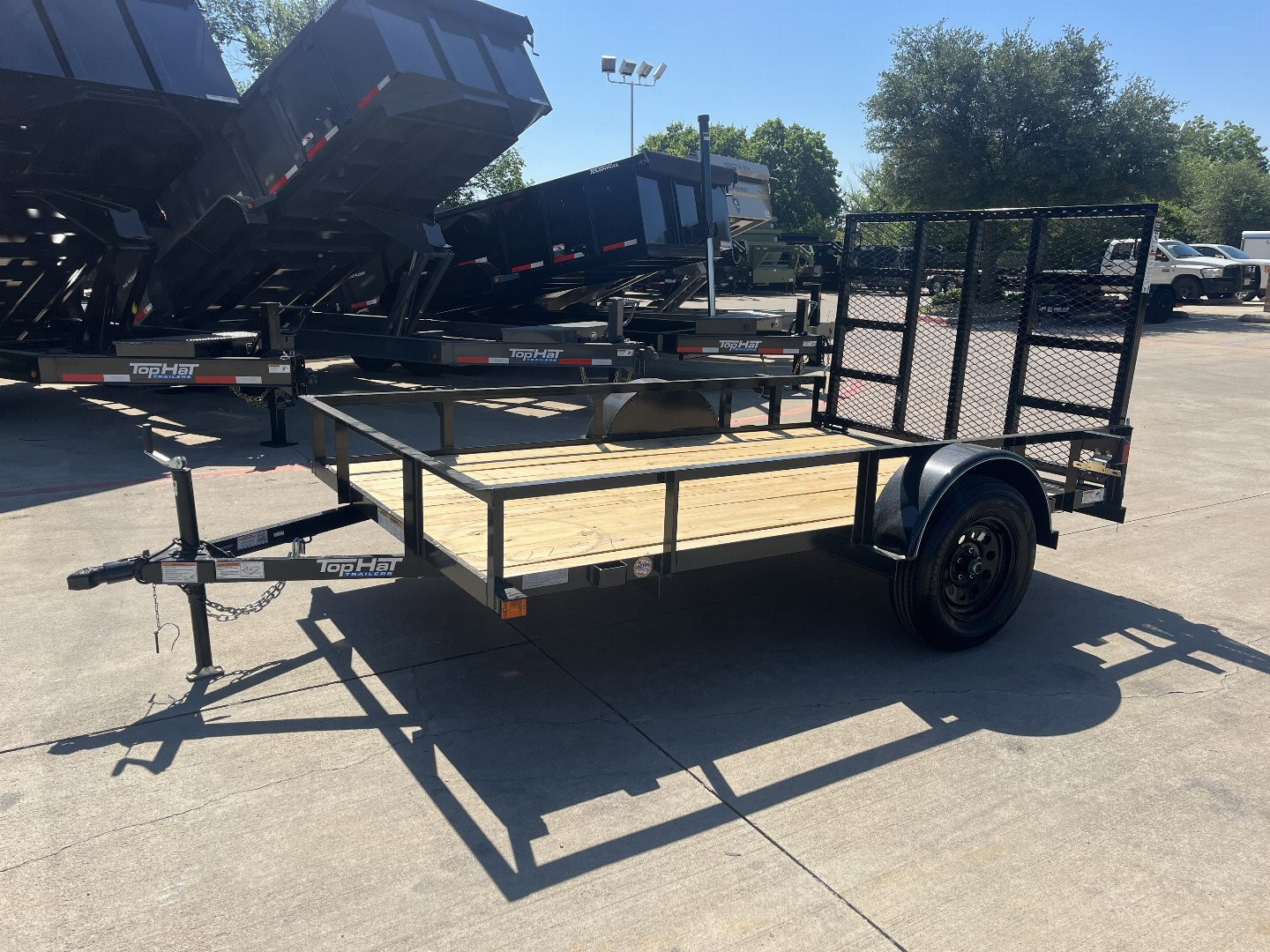 New 2025 TOP HAT 6.5x10 DSA Utility Trailer
