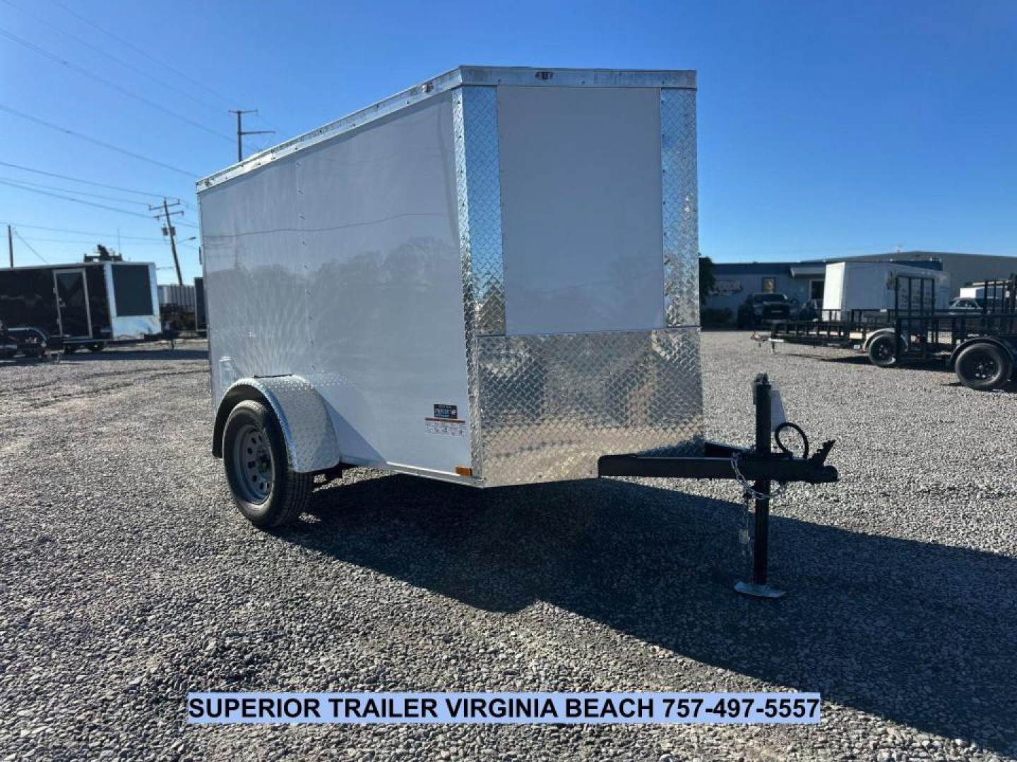 New 2026 Anvil 5X8 w/Double Rear Doors Cargo / Enclosed Trailer