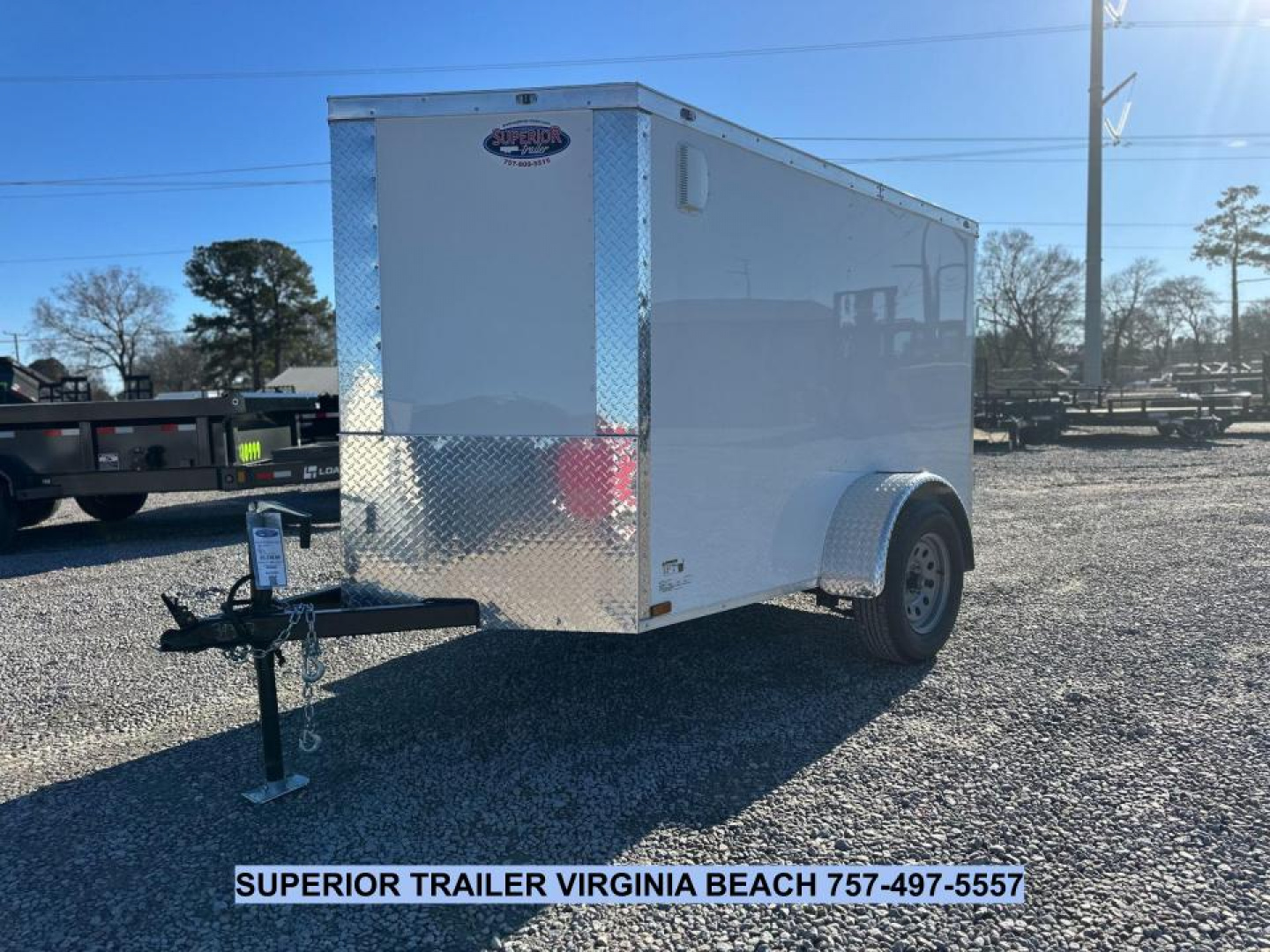 New 2026 Anvil 5X8 w/Double Rear Doors Cargo / Enclosed Trailer
