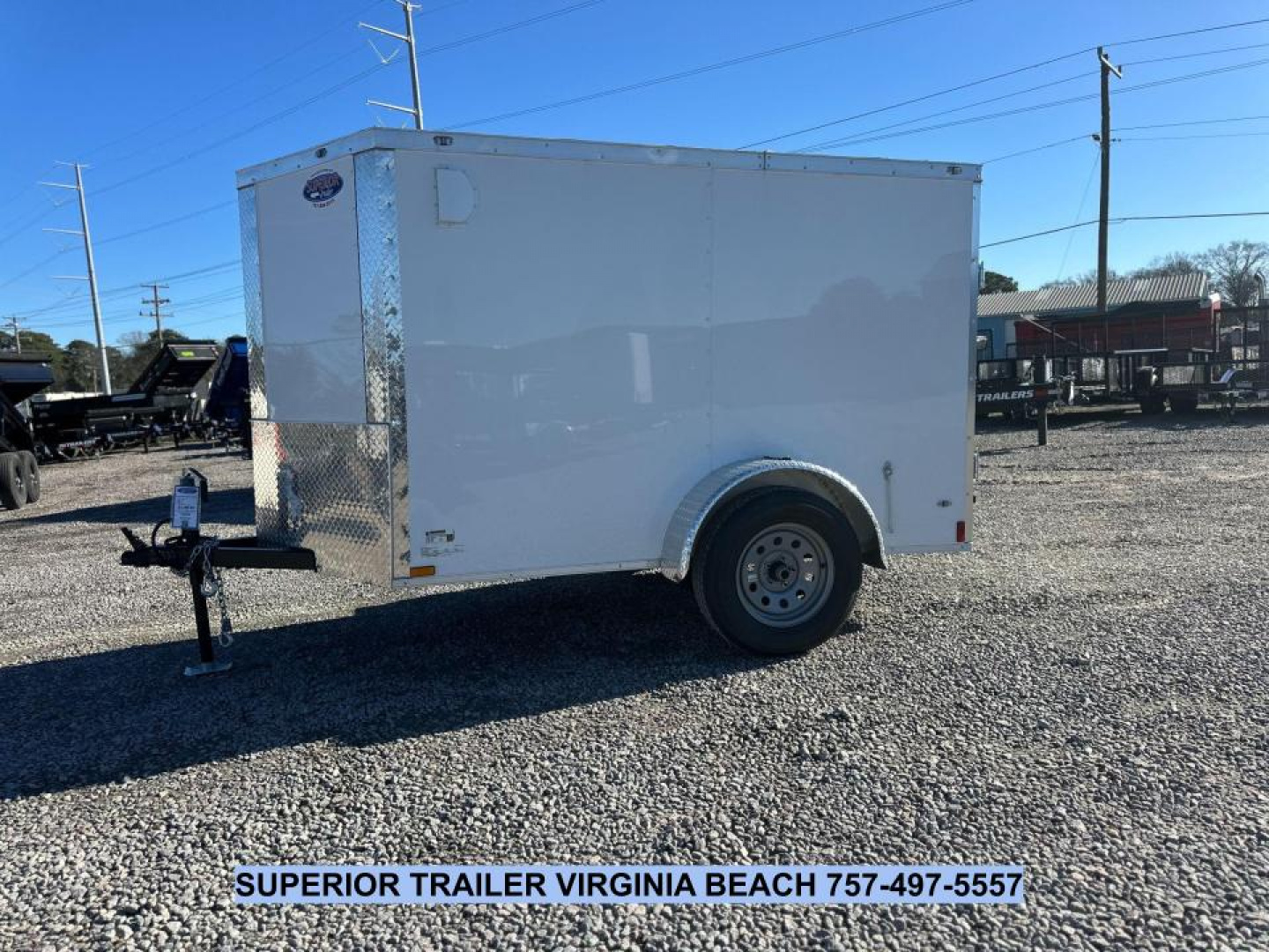 New 2026 Anvil 5X8 w/Double Rear Doors Cargo / Enclosed Trailer