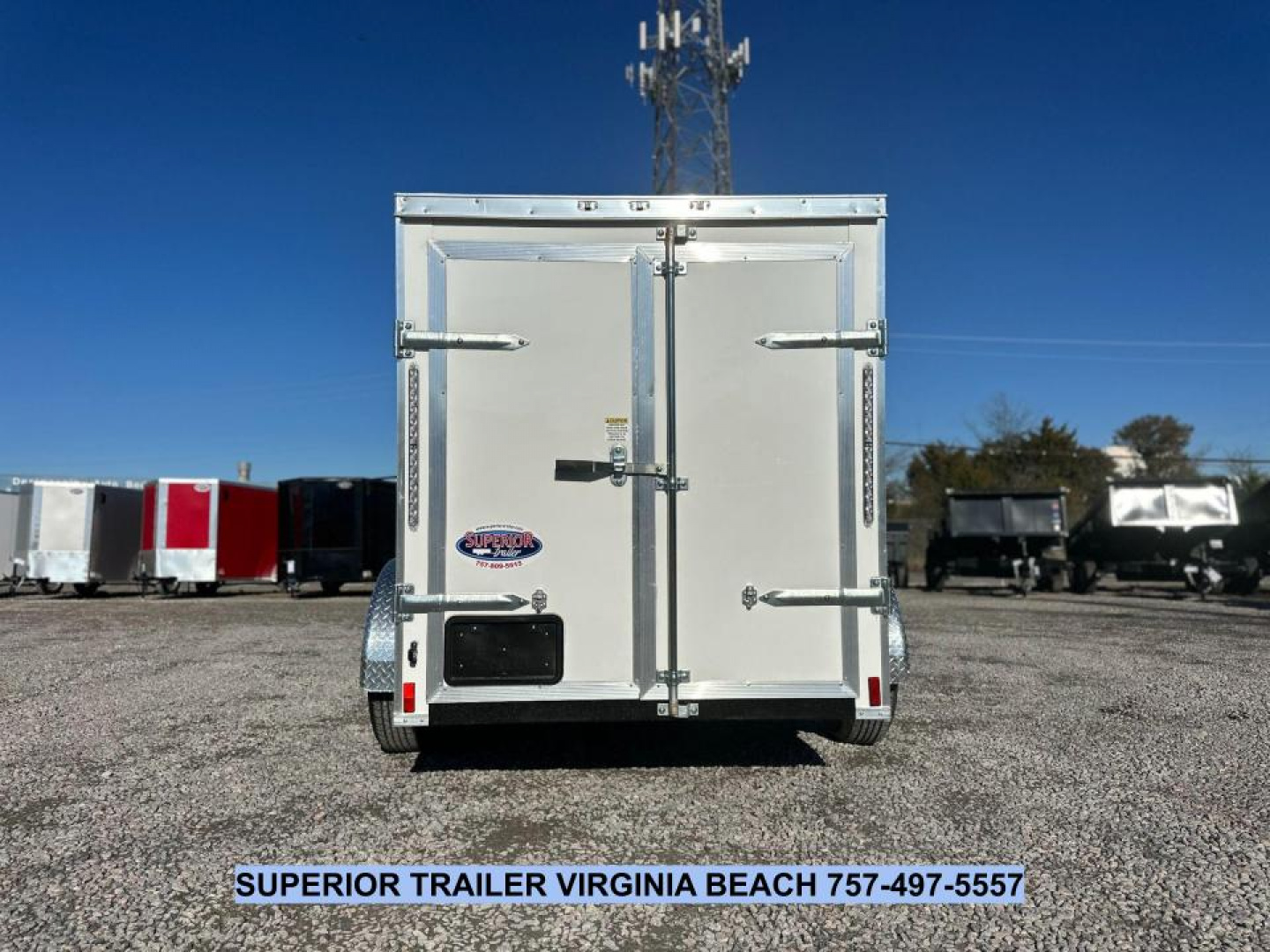 New 2026 Anvil 5X8 w/Double Rear Doors Cargo / Enclosed Trailer