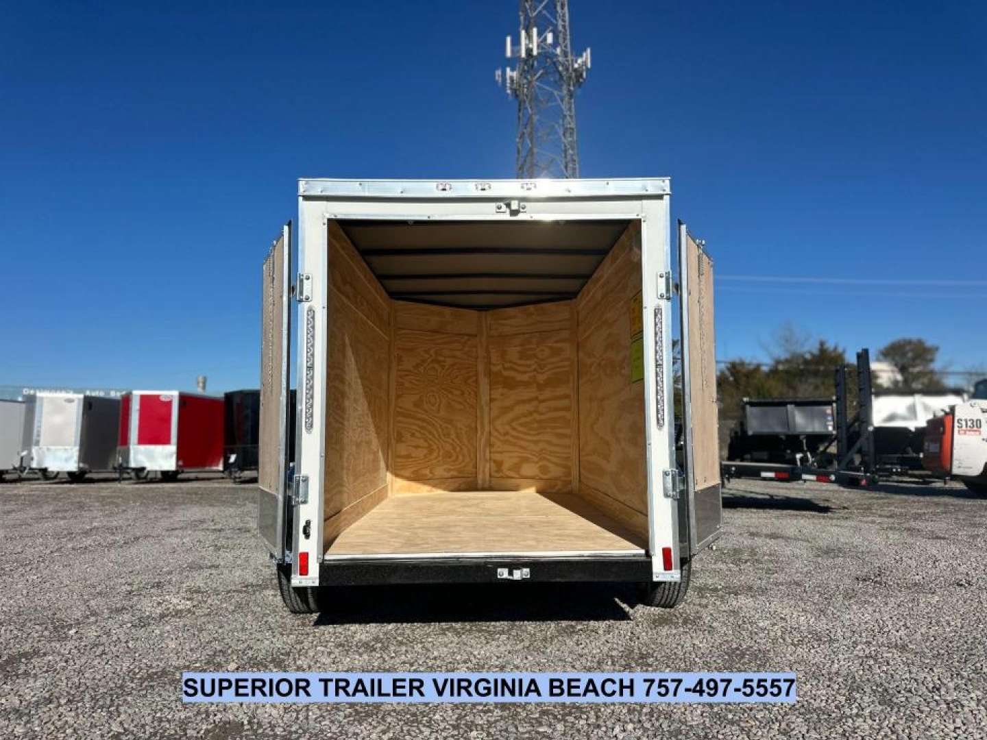 New 2026 Anvil 5X8 w/Double Rear Doors Cargo / Enclosed Trailer