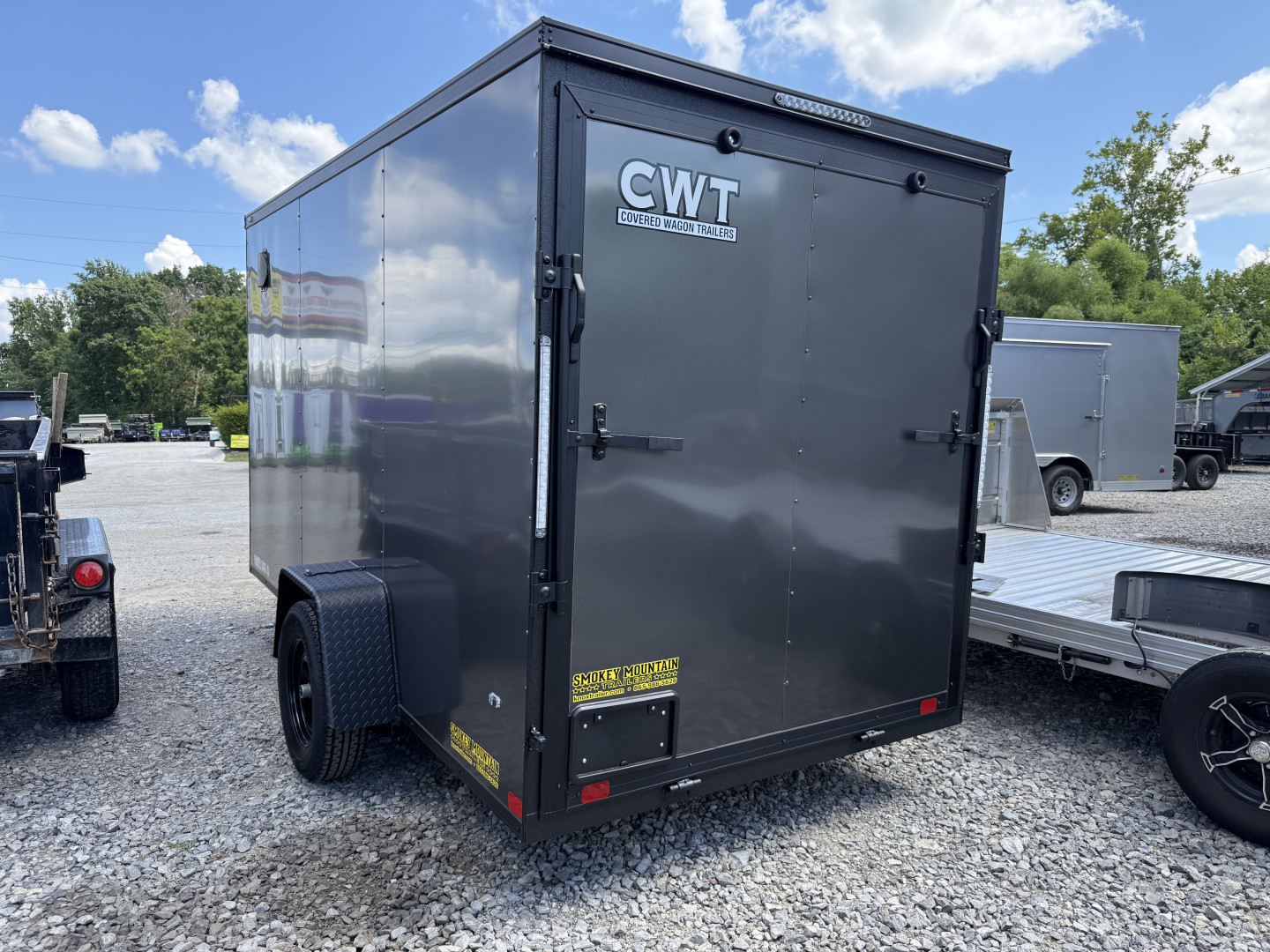 New 2025 Covered Wagon Trailers 6X12 SA B/O Cargo / Enclosed Trailer
