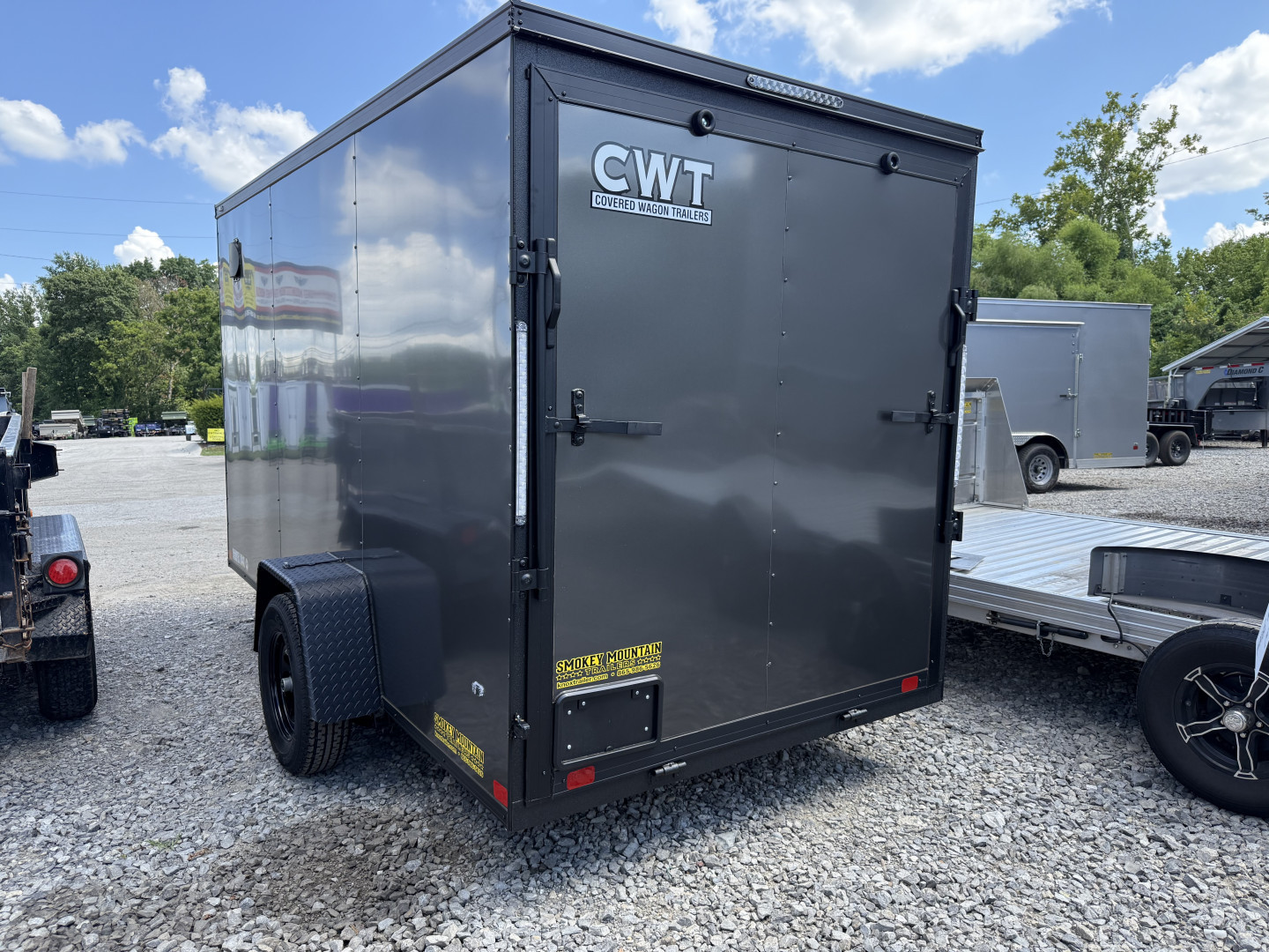 New 2025 Covered Wagon Trailers 6X12 SA B/O Cargo / Enclosed Trailer