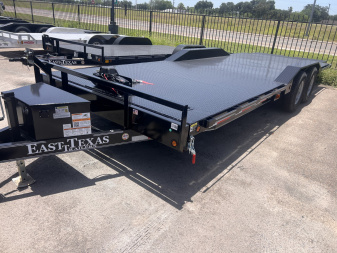 New 2026 East Texas Trailers 102x22ft Tilt Car Hauler w/Winch