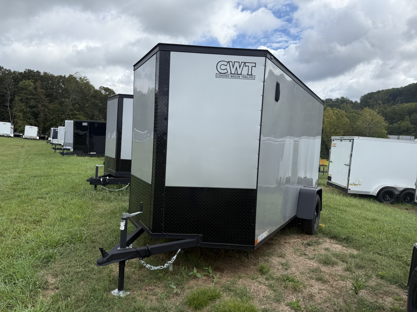 New 2025 Covered Wagon Trailers 6X12 SA B/O BAR LOCK Cargo / Enclosed Trailer