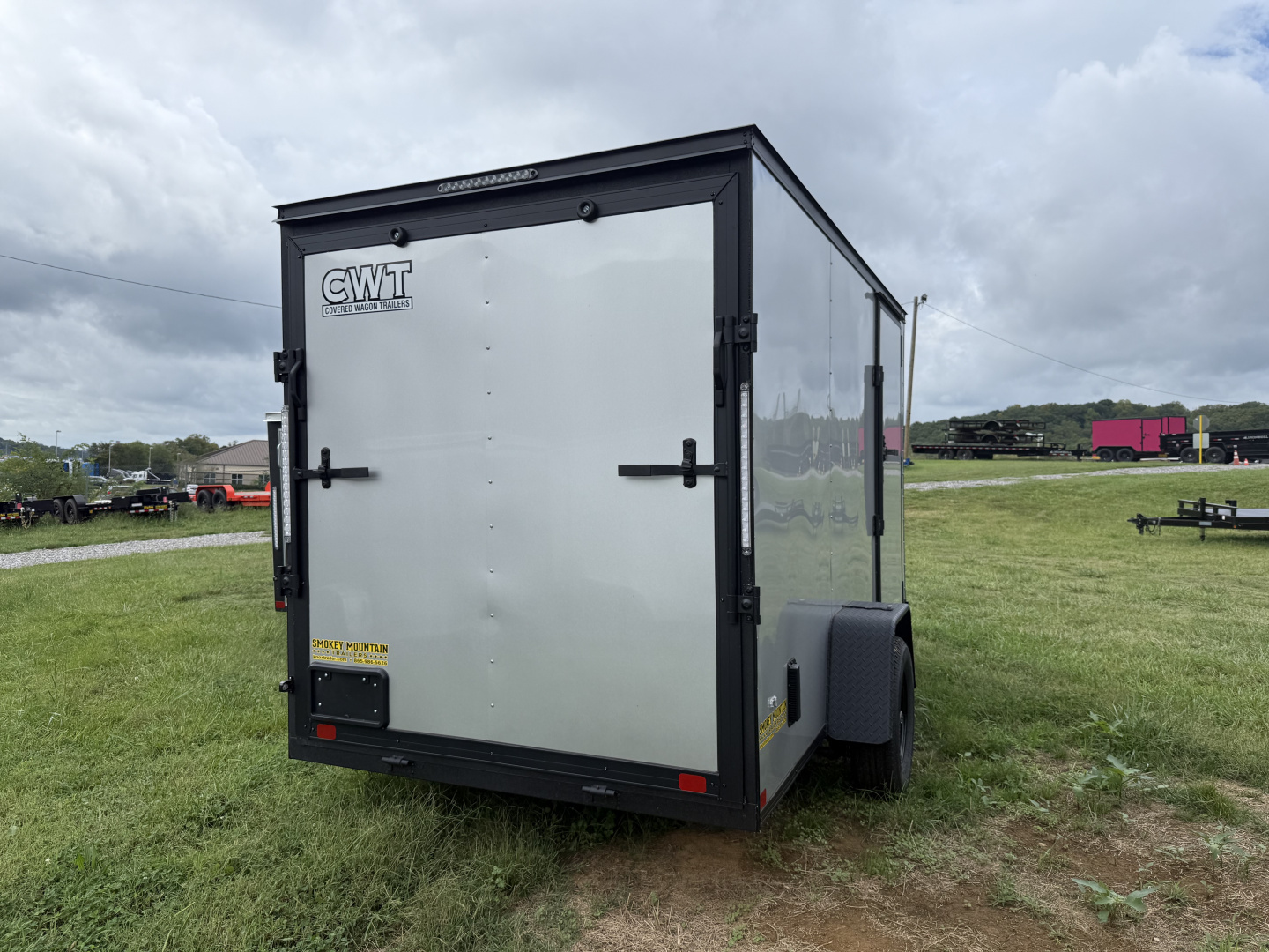 New 2025 Covered Wagon Trailers 6X12 SA B/O BAR LOCK Cargo / Enclosed Trailer