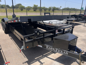 New 2026 East Texas Trailers 102x22ft Tilt Car Hauler 14k
