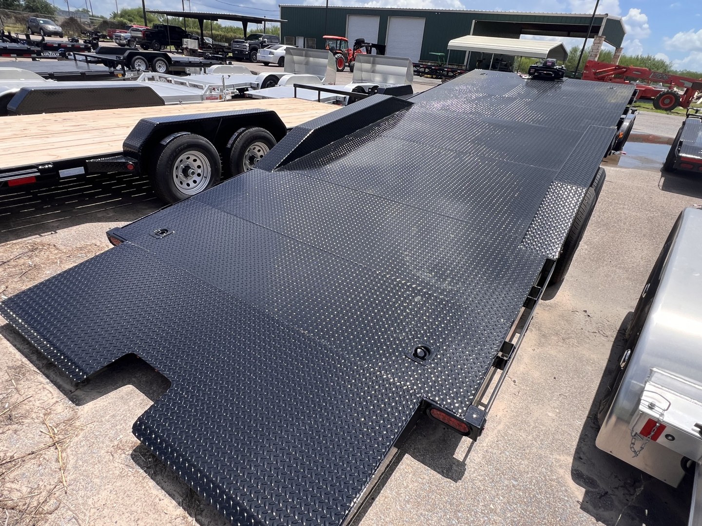 New 2026 East Texas Trailers 102x22ft Tilt Car Hauler 14k w/winch