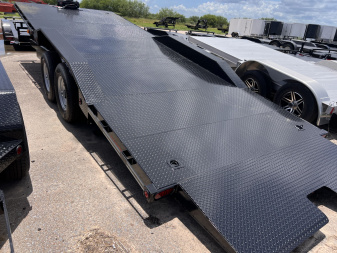 New 2026 East Texas Trailers 102x22ft Tilt Car Hauler 14k w/winch