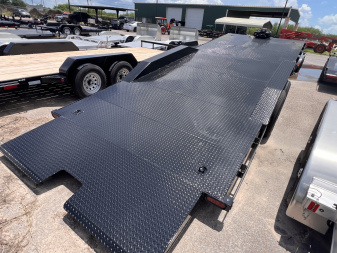 New 2026 East Texas Trailers 102x22ft Tilt Car Hauler 14k w/winch
