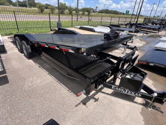 New 2026 East Texas Trailers 102x22ft Tilt Car Hauler 14k w/winch