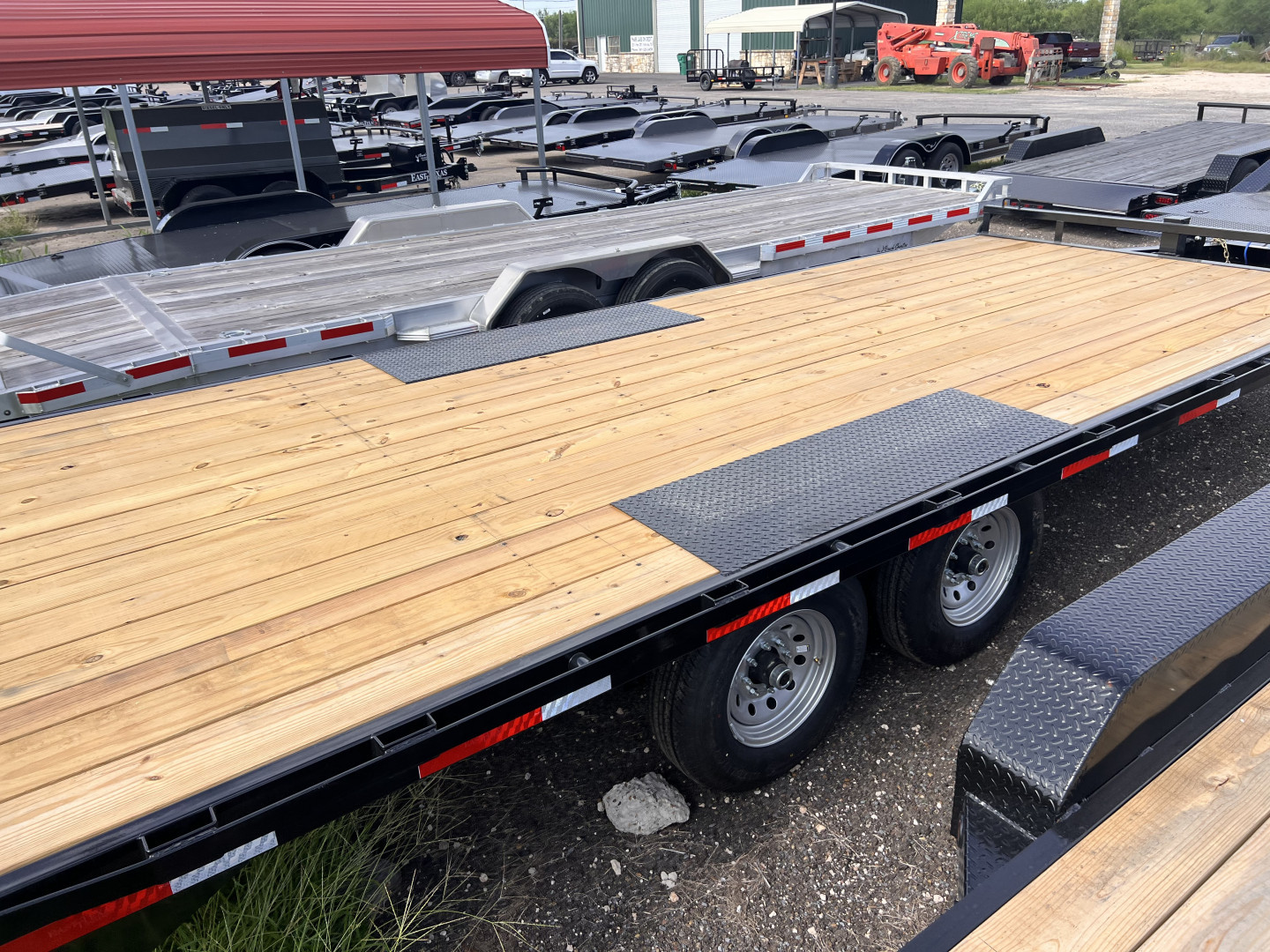New 2026 East Texas Trailers 102x20ft Flatbed Trailer
