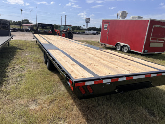 New 2025 Delco Trailers 102x40ft Flatbed Trailer 14k