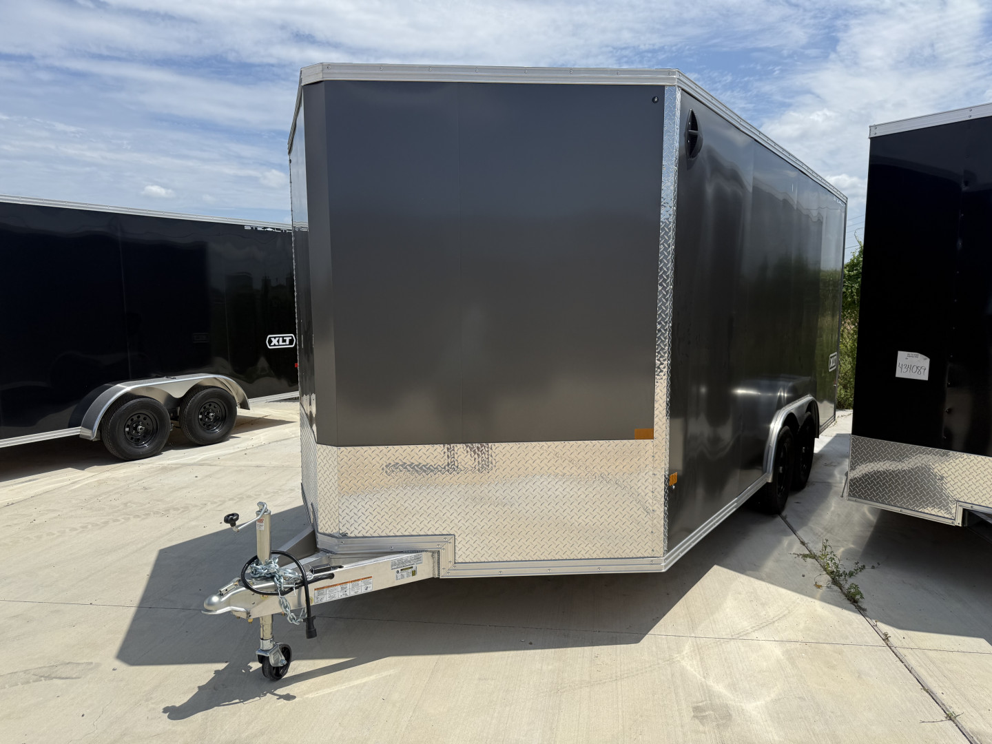 New 2026 ALCOM 8.5X16 Ramp Door 7K Cargo / Enclosed Trailer