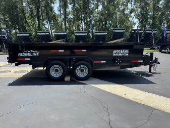 New 2025 Ozark 14K 82"X16' TRUNNION DUMP TRAILER