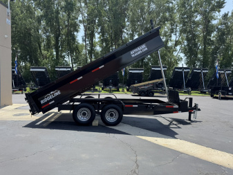 New 2025 Ozark 14K 82"X16' TRUNNION DUMP TRAILER