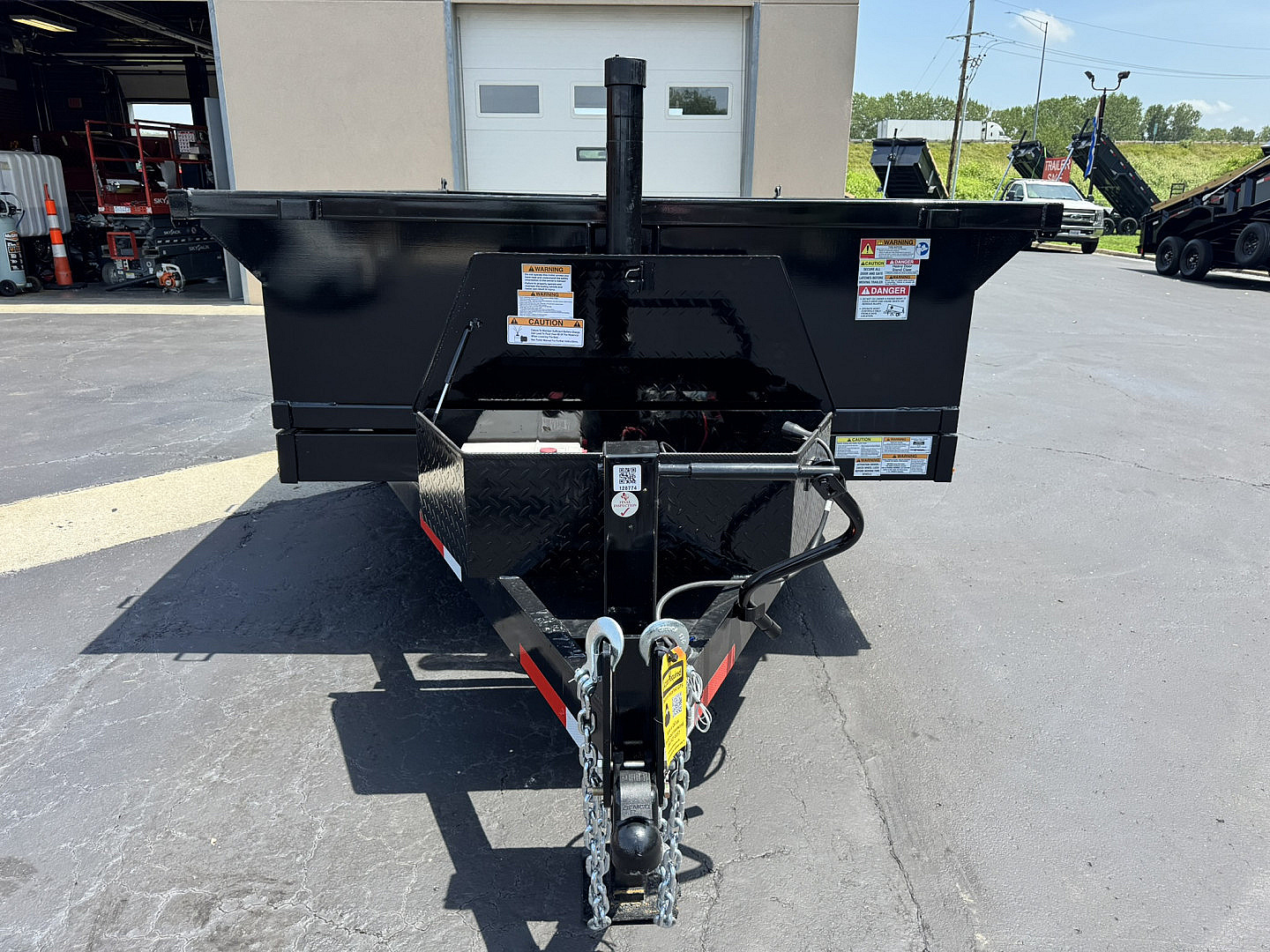 New 2025 Ozark 14K 82"X14' TRUNNION DUMP TRAILER