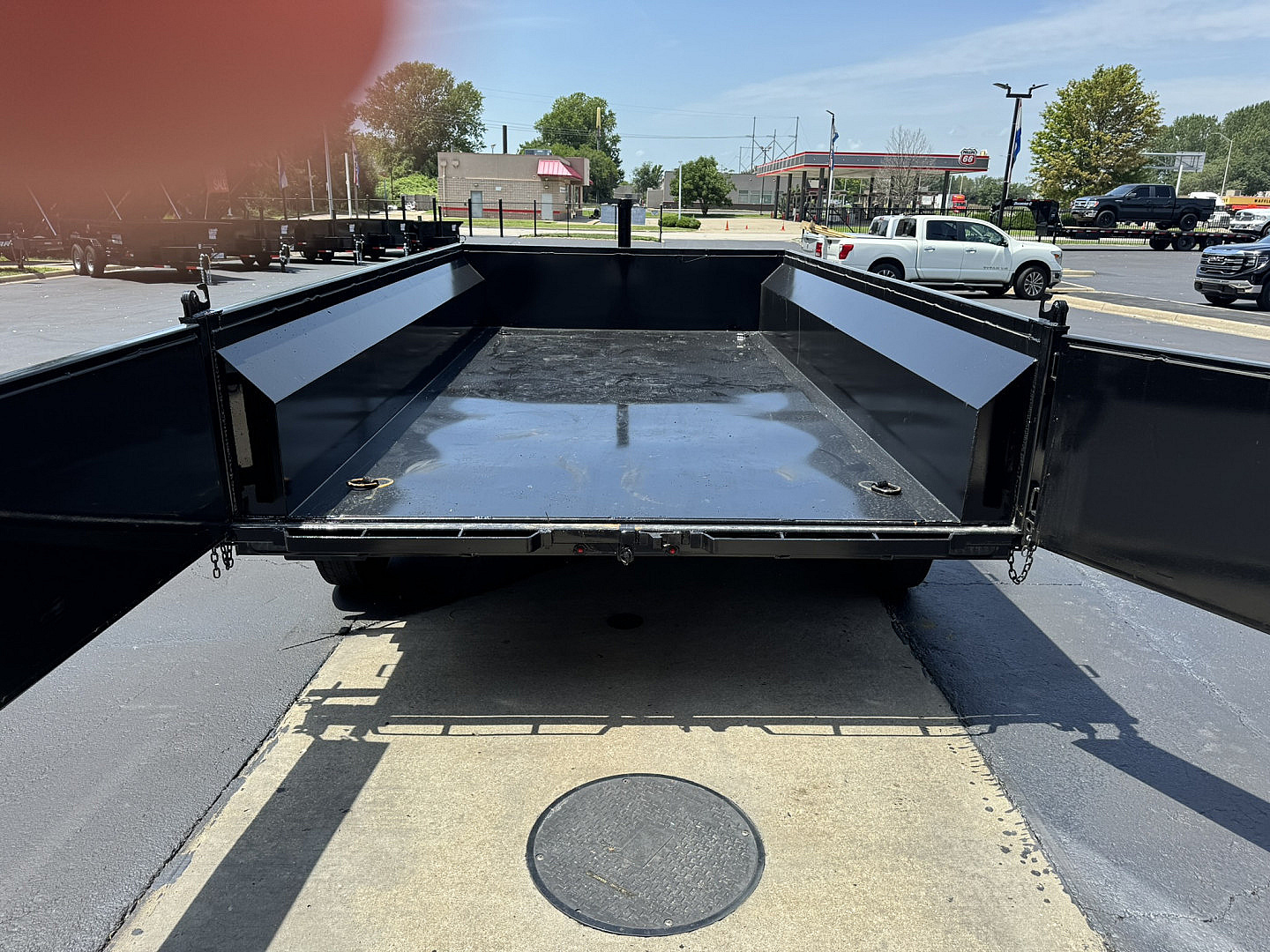 New 2025 Ozark 14K 82"X14' TRUNNION DUMP TRAILER
