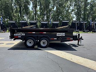 New 2025 Ozark 14K 82"X14' TRUNNION DUMP TRAILER
