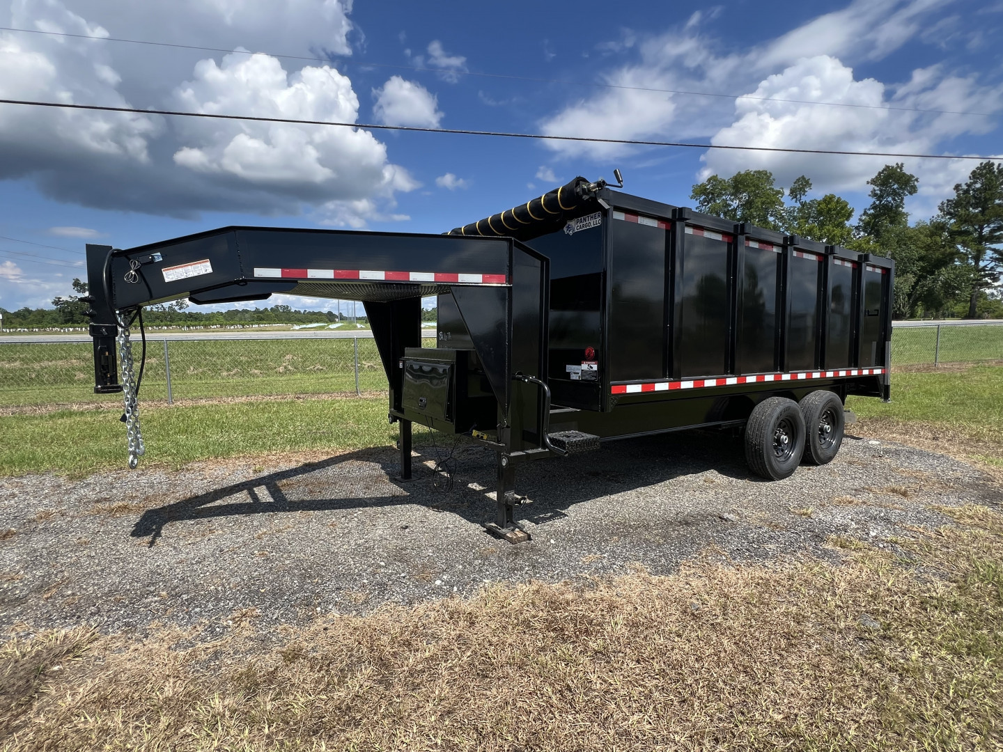 New 2026 Panther Cargo 8.5x16 Gooseneck Dump Trailer