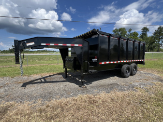 New NEW - 2025 Panther Cargo 8.5x16 Gooseneck Dump Dumper / Mini Dumper 16K GVWR