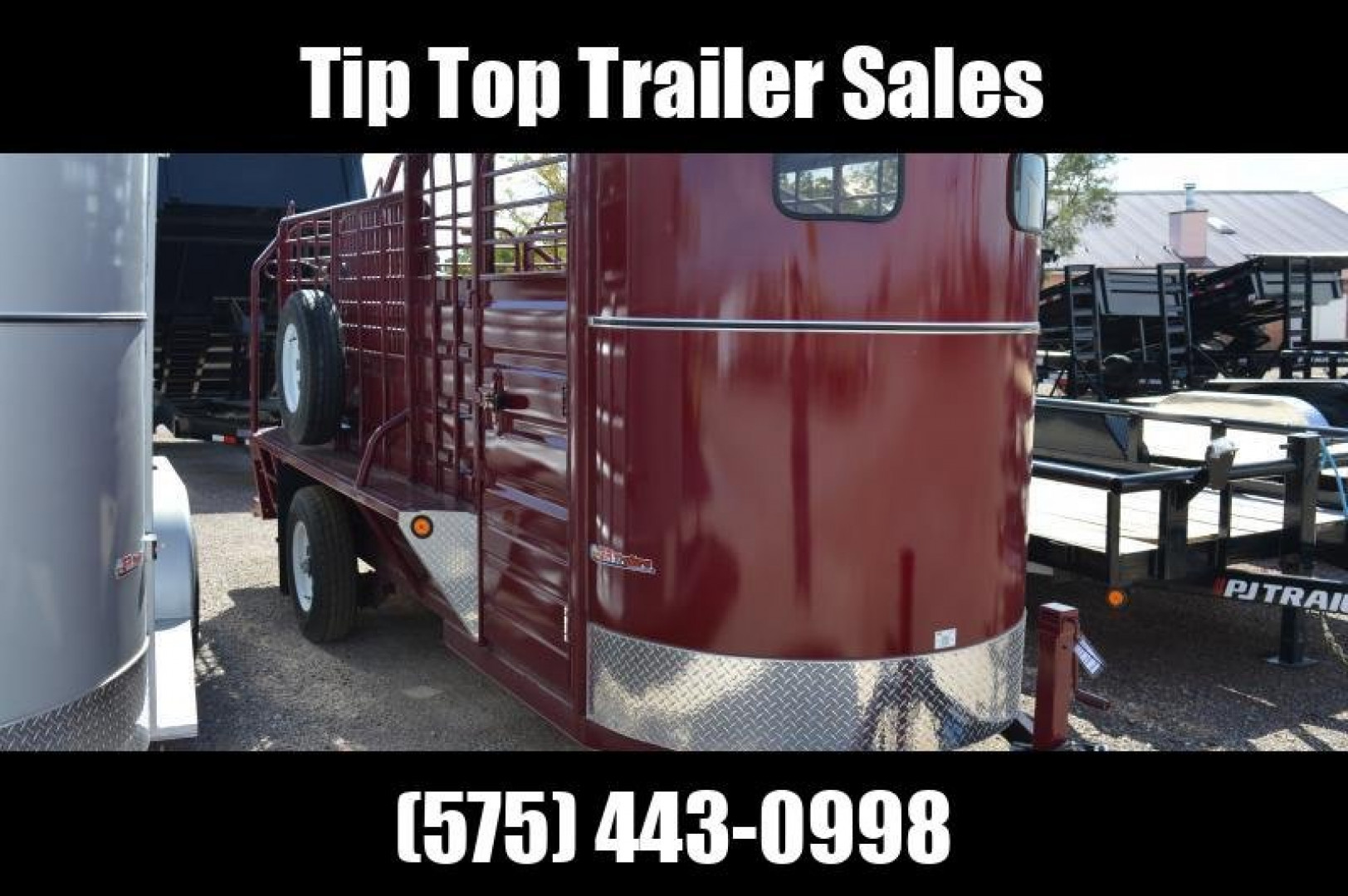New 2023 GR Trailers 5' x 16' Bumper Pull Single Axle Stock Trailer (BFST5016W07LR1A) Other Stock / Stock Combo Trailer