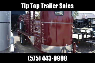 New 2023 GR Trailers 5' x 16' Bumper Pull Single Axle Stock Trailer (BFST5016W07LR1A) Other Stock / Stock Combo Trailer