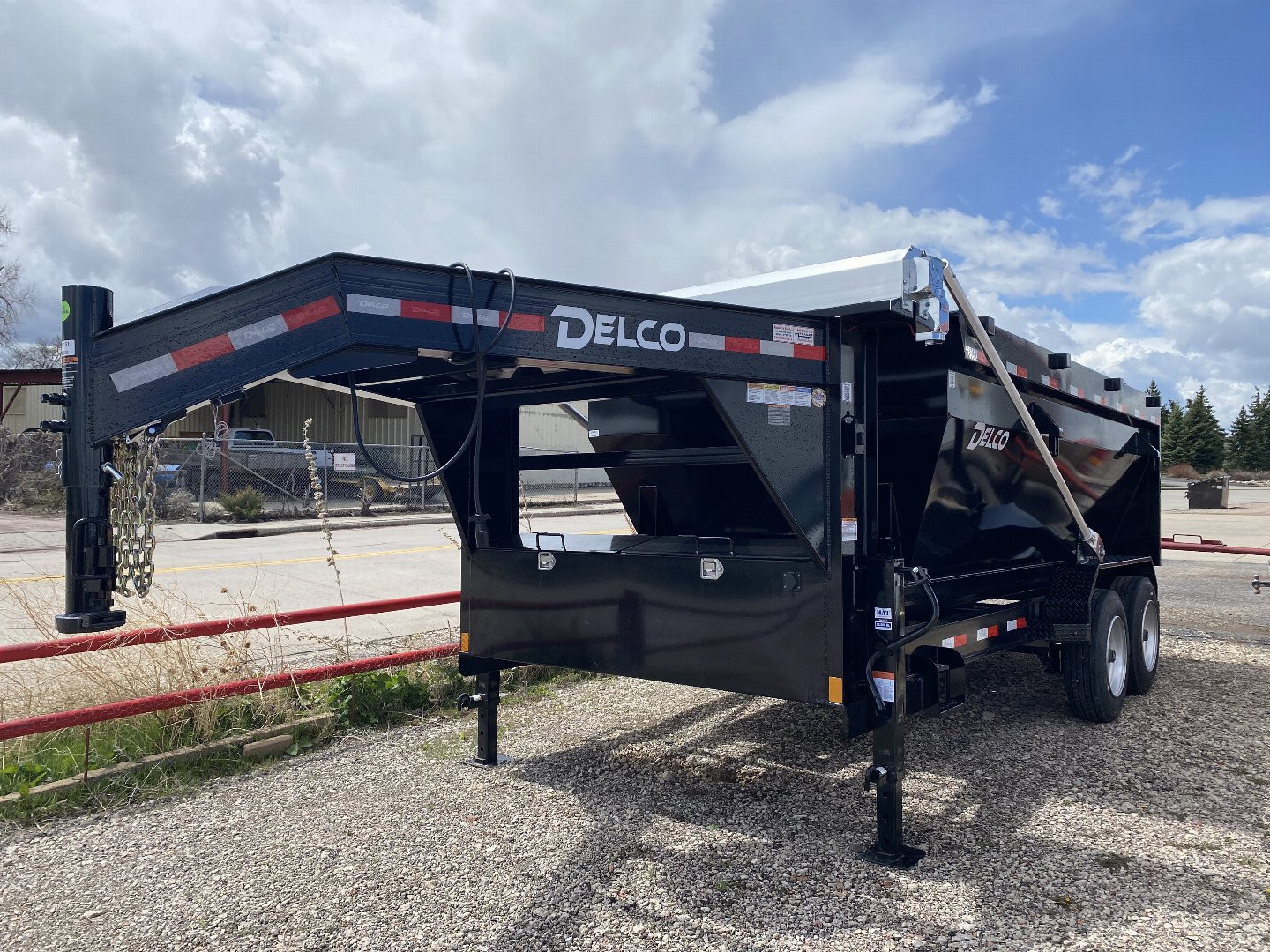 New 2025 Delco Trailers Roll-Off Dumpster Trailer