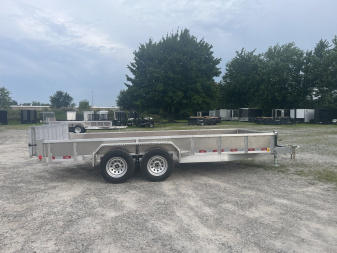 New 2026 NORDTEK 82X16 Landscape Trailer 7K Closed Sides