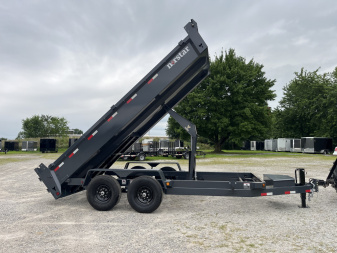 New 2026 IRON BULL 83X16 Dump Trailer 14K