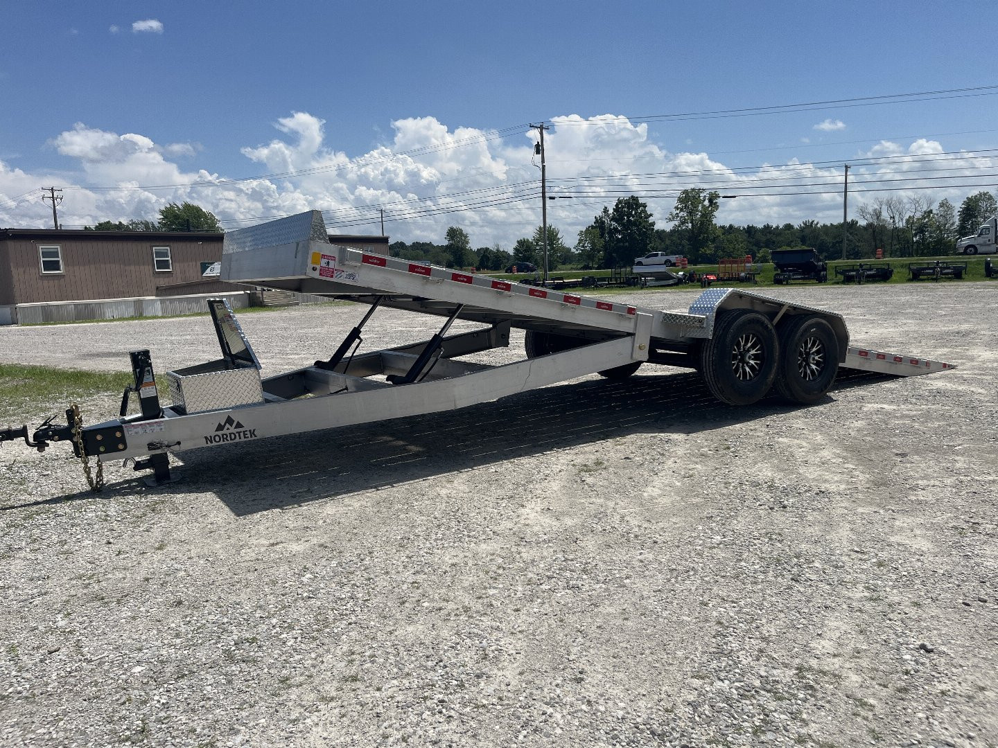 New 2026 NORDTEK 82X24 Tilt Trailer 16K 14PLY Tires