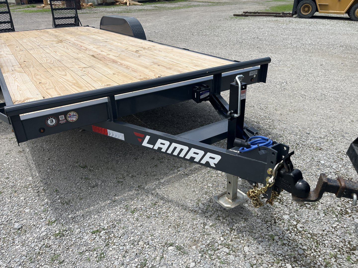 New 2025 Lamar Trailers 83"x20' Equipment Trailer, 10k GVWR