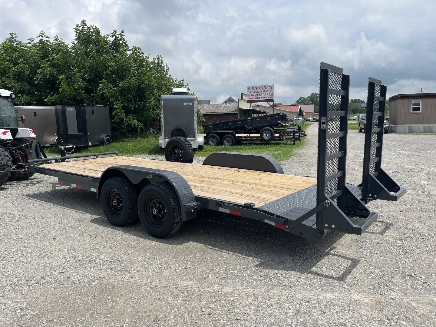 New 2025 Lamar Trailers 83"x20' Equipment Trailer, 10k GVWR