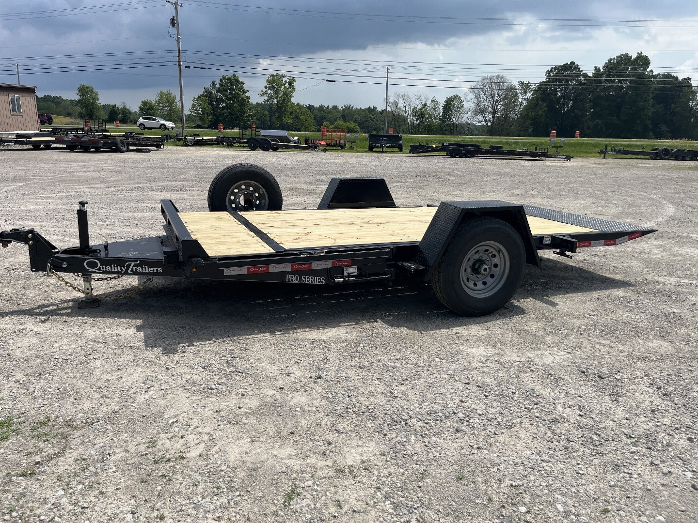 New 2026 Quality Trailers 71X14 Tilt Trailer