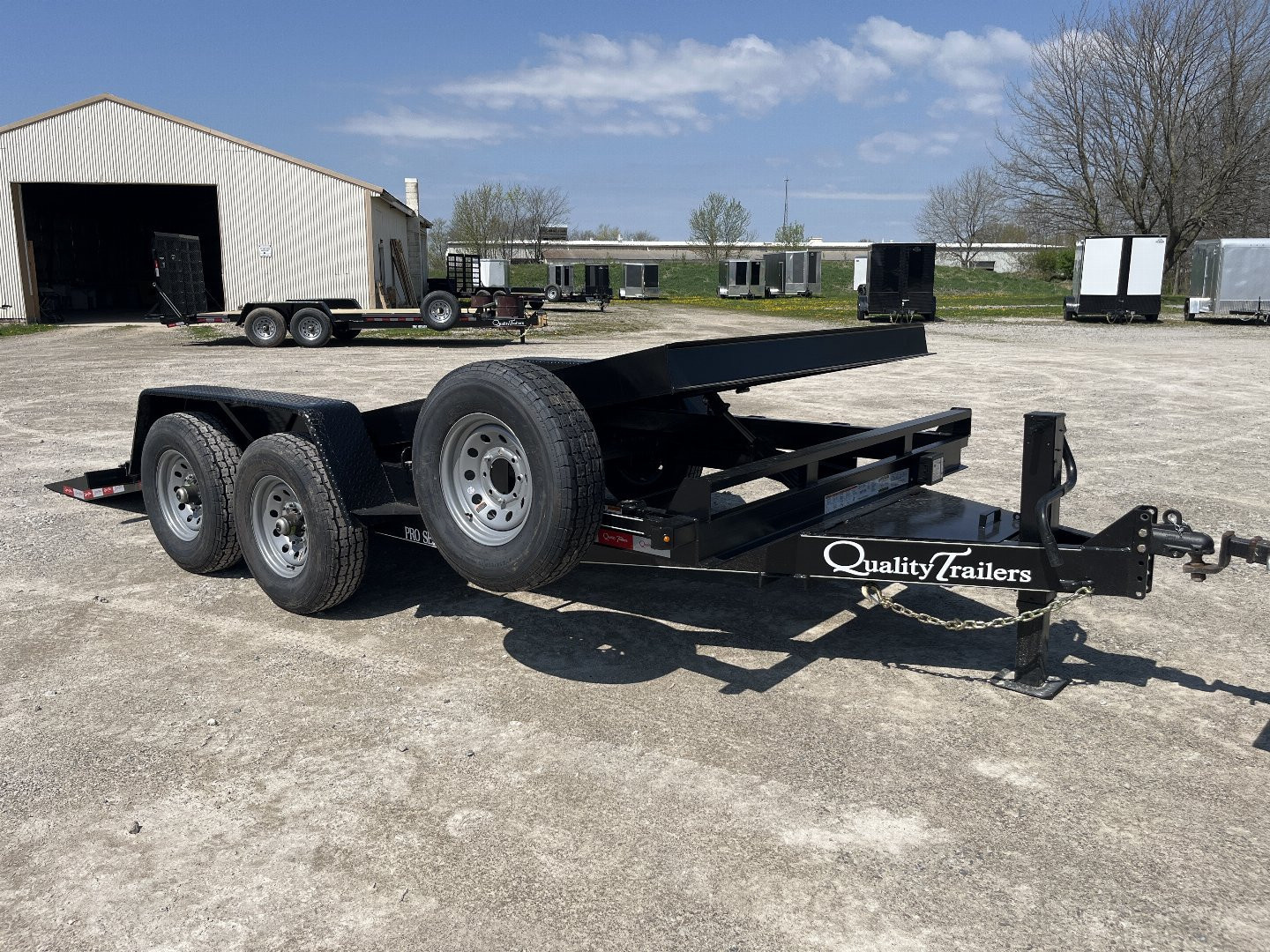 New 2026 Quality Trailers 82X18 Tilt Trailer Pro