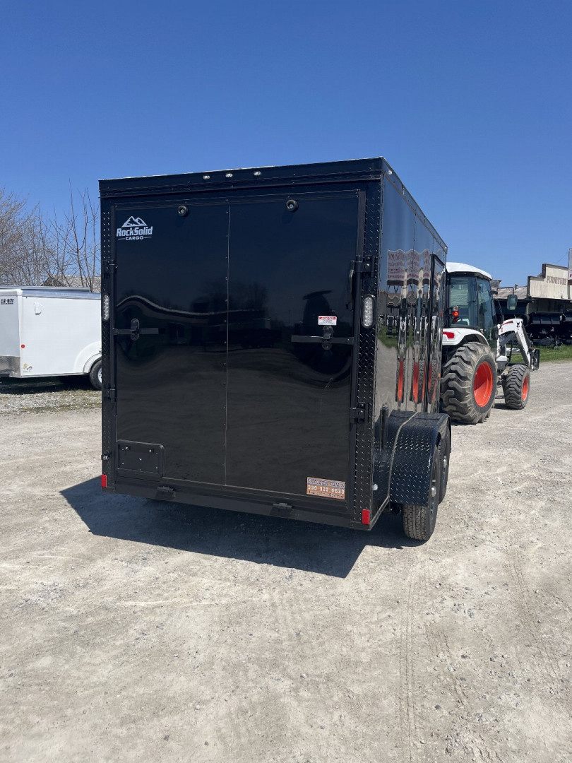 New 2025 ROCK SOLID CARGO 6'x12'x6'3" Cargo / Enclosed Trailer, .080 Polycore