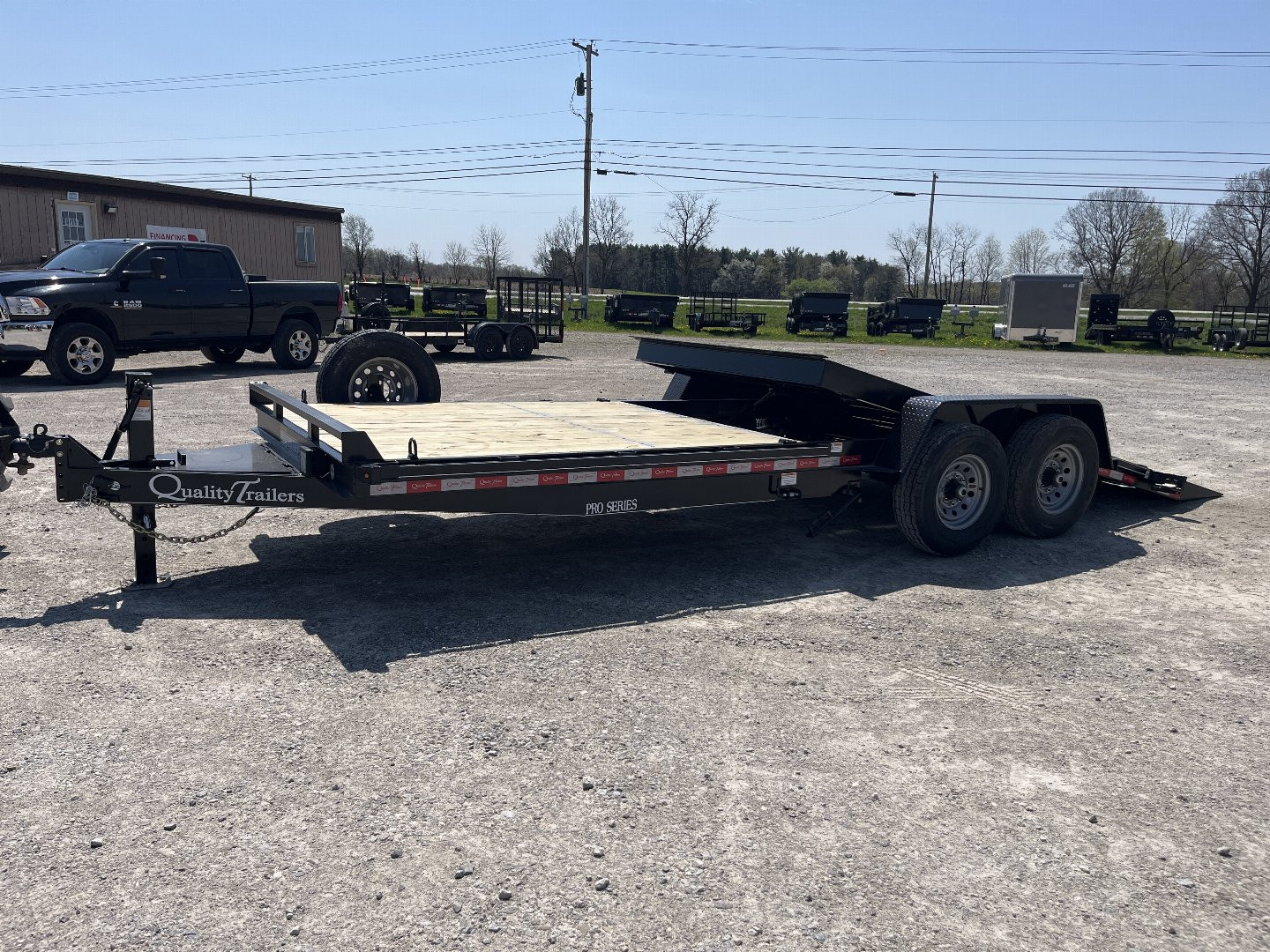 New 2025 Quality Trailers 82X22 Tilt Trailer Pro