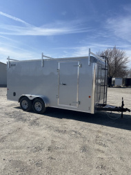 New 2025 Car Mate HD Contractor Trailer 7X16 Cargo / Enclosed Trailer