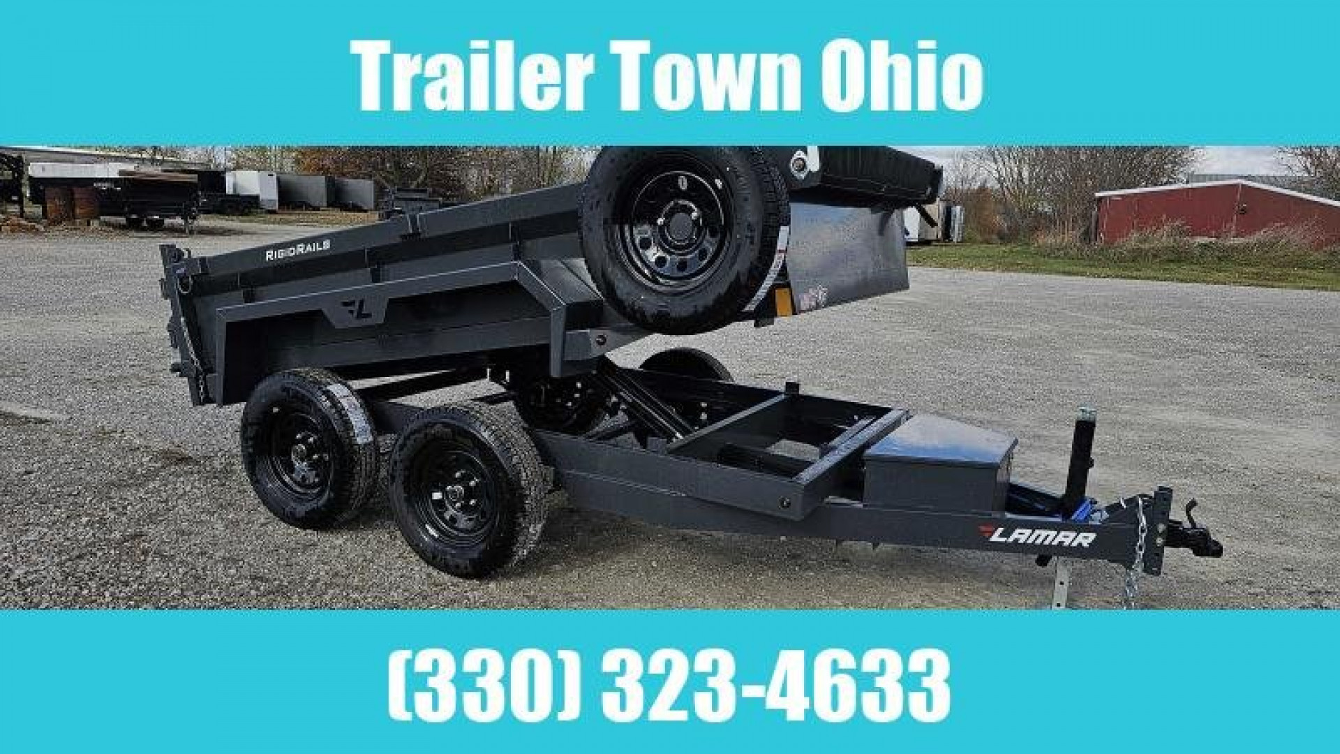 New 2025 LAMAR TRAILERS 60"x10' Dump Trailer