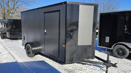 New 2025 ROCK SOLID CARGO 6'x12'x6'3  Cargo / Enclosed Trailer, .080 Polycore