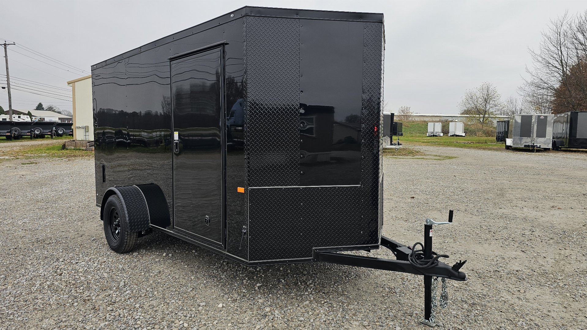 New 2025 ROCK SOLID CARGO 6'x12'x6'3" Cargo / Enclosed Trailer, .080 Polycore